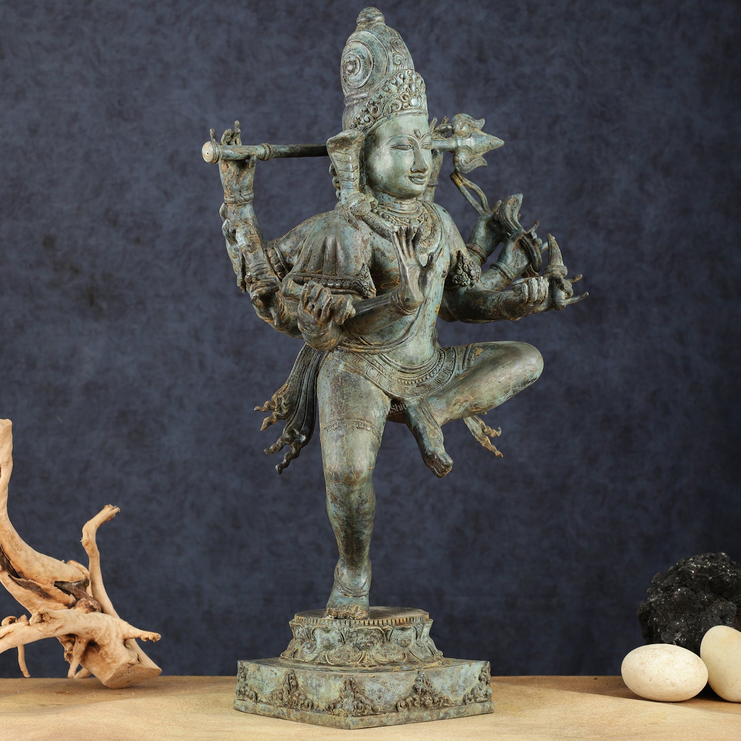 Vintage Balinese Bronze Dancing Shiva Nataraja – Lost Wax Casting | 23" Height