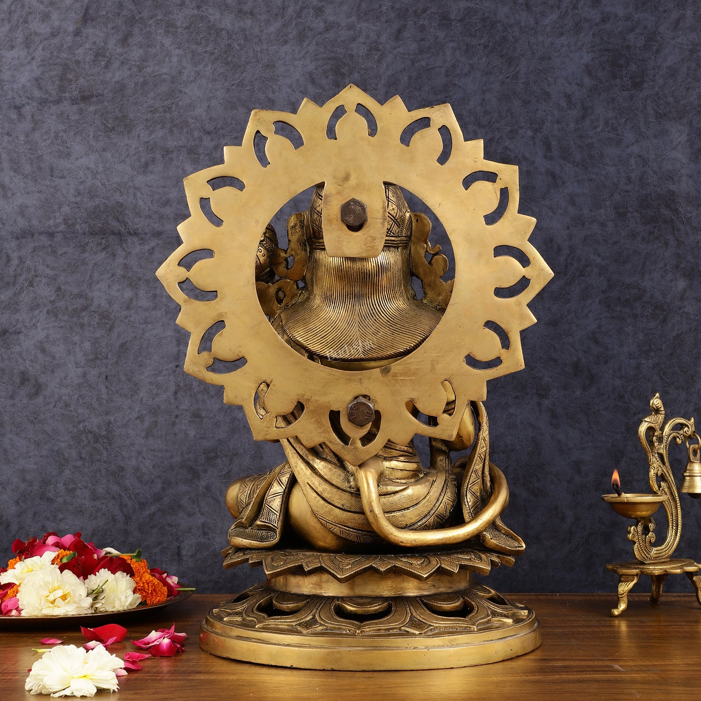 Pure Brass antique finish Lord Hanuman Statue - 18 inch