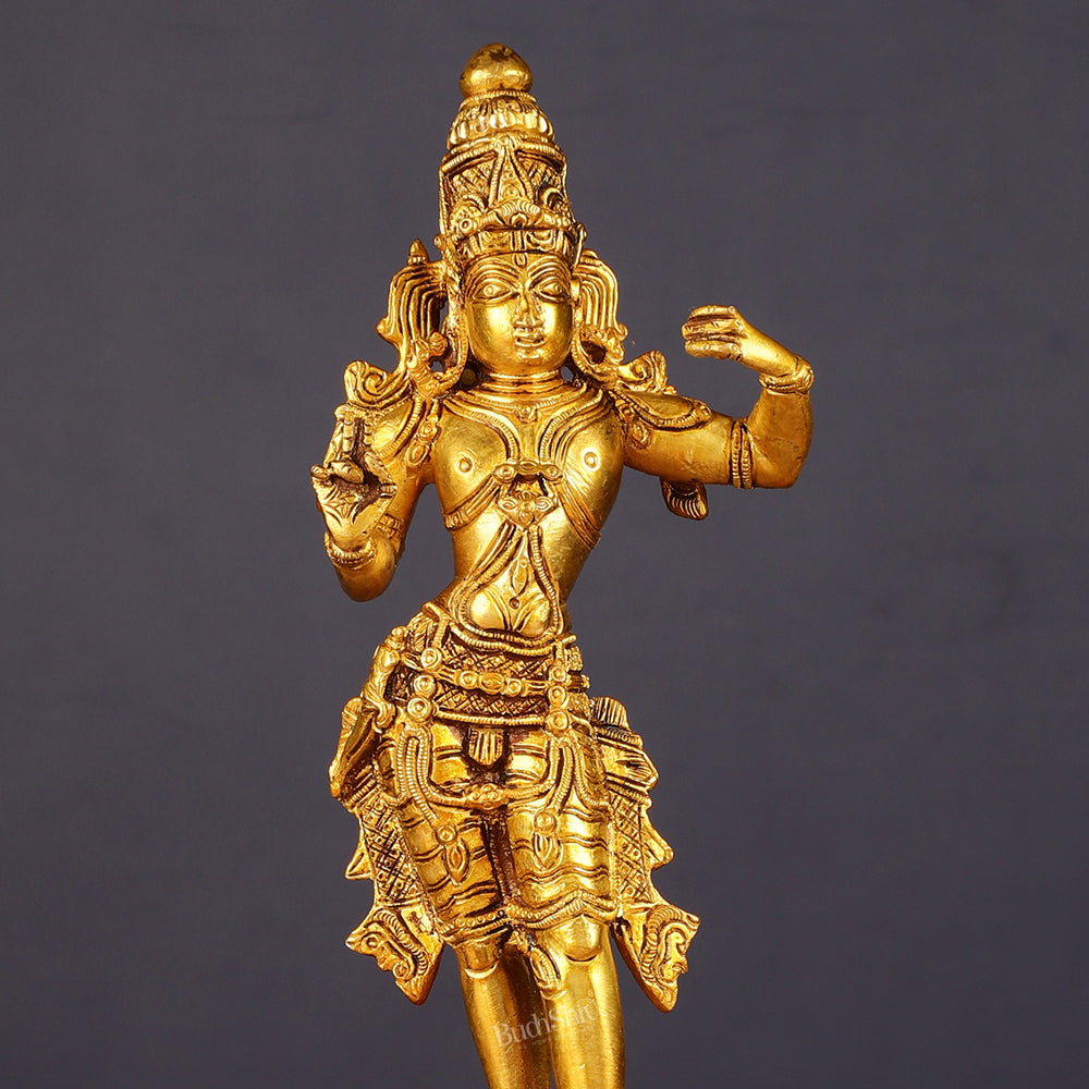 Unique Pure Brass Lord Rama Statue 11"