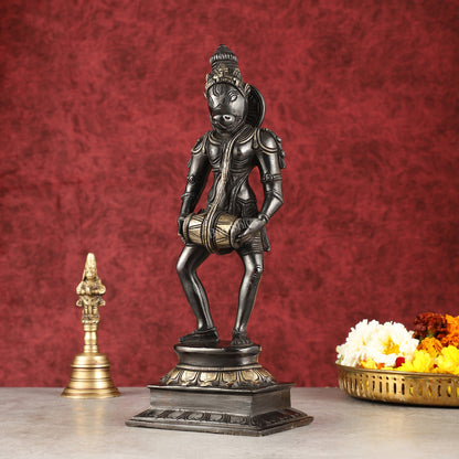 Hayagriva brass idol Restoring Vedas 12.5"