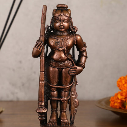 Pure Copper Udupi Krishna Idol | Height 6 inch | BudhShiv Brass Handicrafts