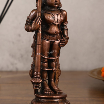 Pure Copper Udupi Krishna Idol | Height 6 inch | BudhShiv Brass Handicrafts