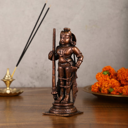 Pure Copper Udupi Krishna Idol | Height 6 inch | BudhShiv Brass Handicrafts