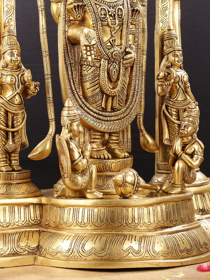 Brass Superfine Tirupati Balaji Darbar 30"