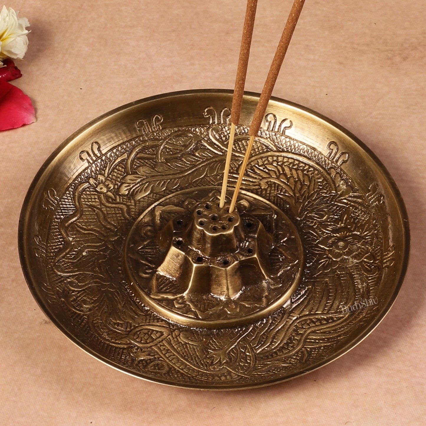 Pure Brass Incense Holder Agarbatti Stand 5"