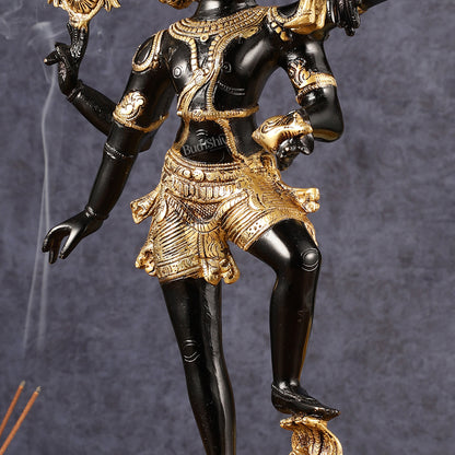 Varaha - Third Incarnation of Lord Vishnu Brass Idol | with bhooma Devi 17.5"