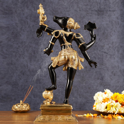 Varaha - Third Incarnation of Lord Vishnu Brass Idol | with bhooma Devi 17.5"