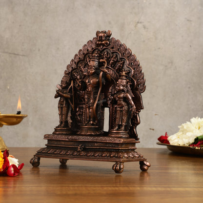 Pure Copper Ram Darbar Idol - 7 in Height