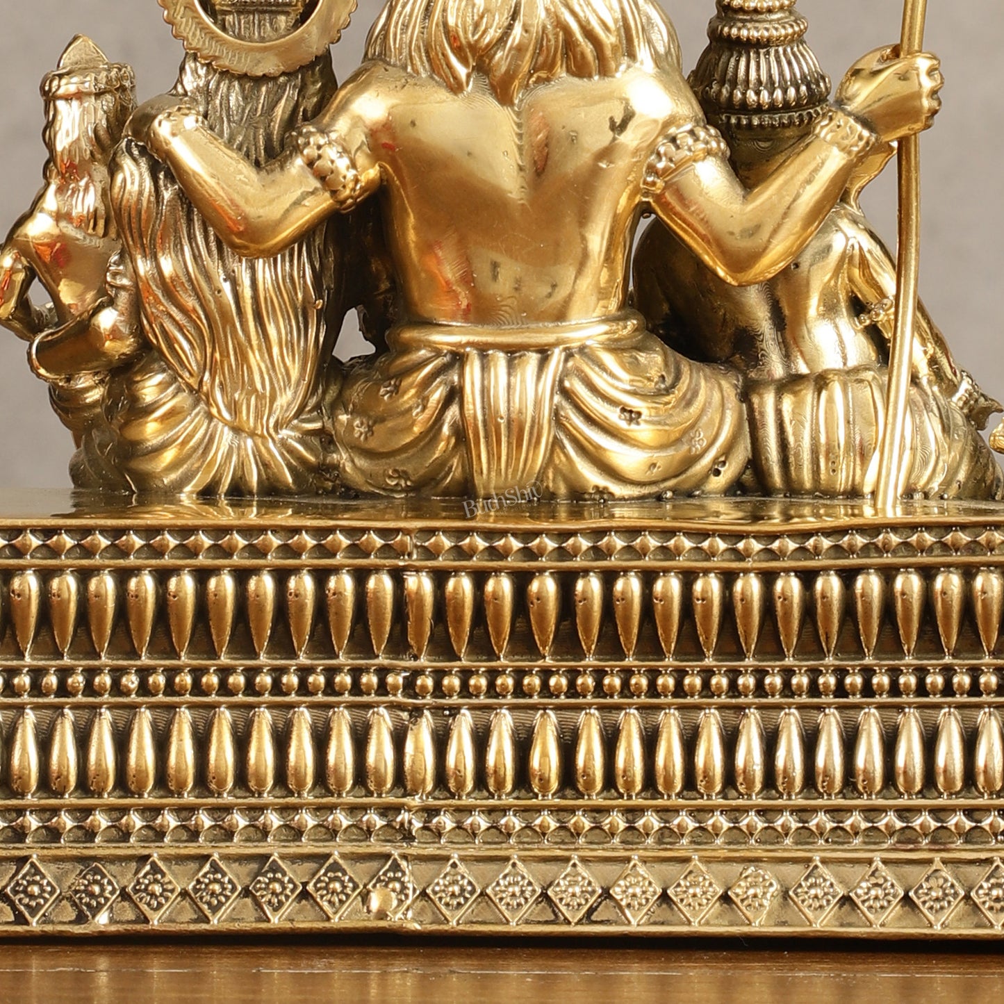 Pure Brass Superfine Shiv Parivar Idol - 5 in Height