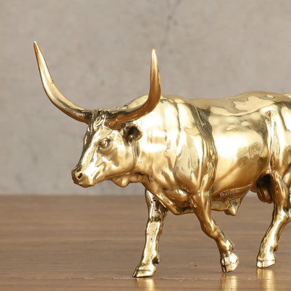 Pure Brass Bull Showpiece Vastu Special - 3.5 in Height