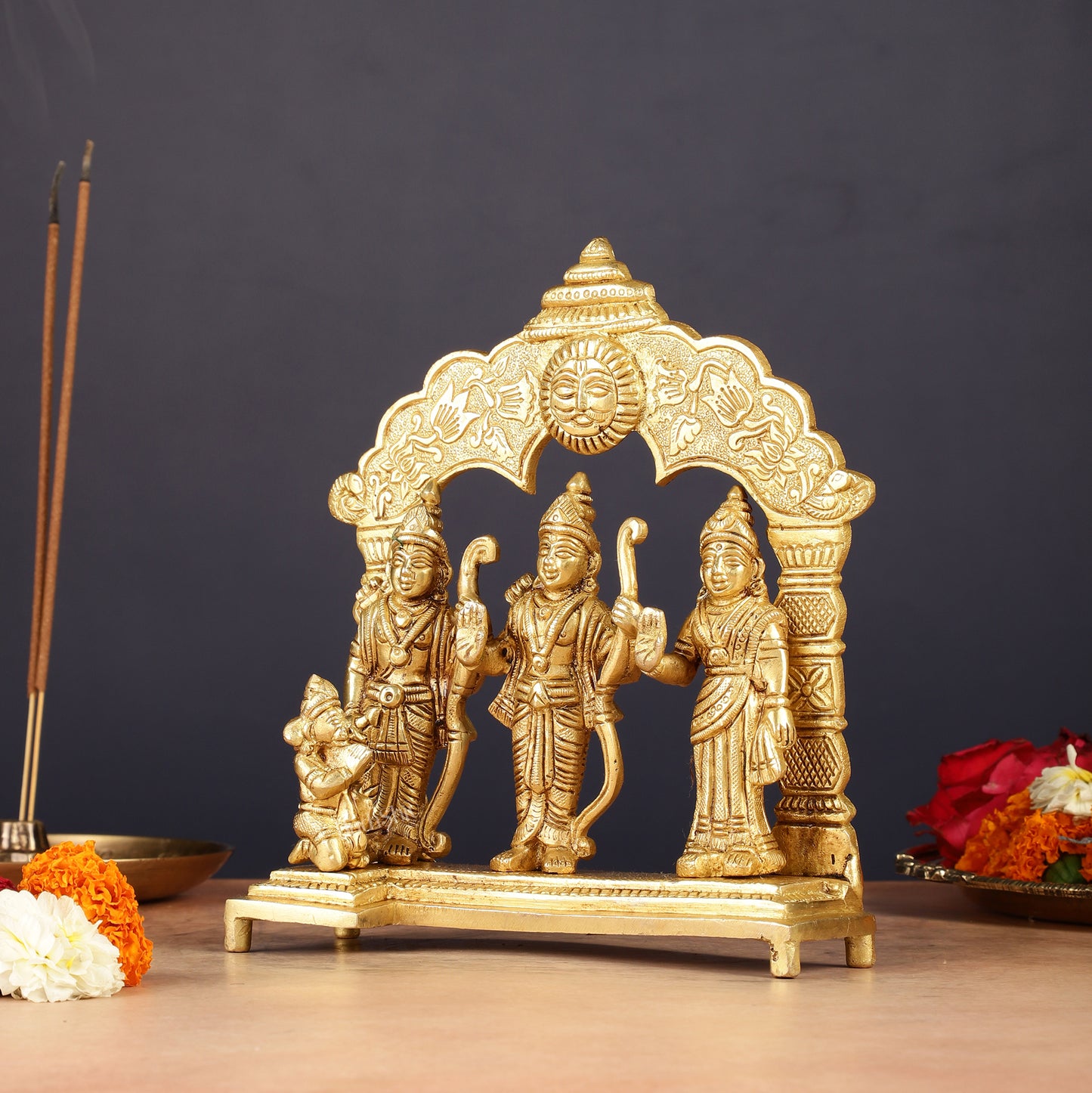 Brass Ram Darbar Idol | 7.5"