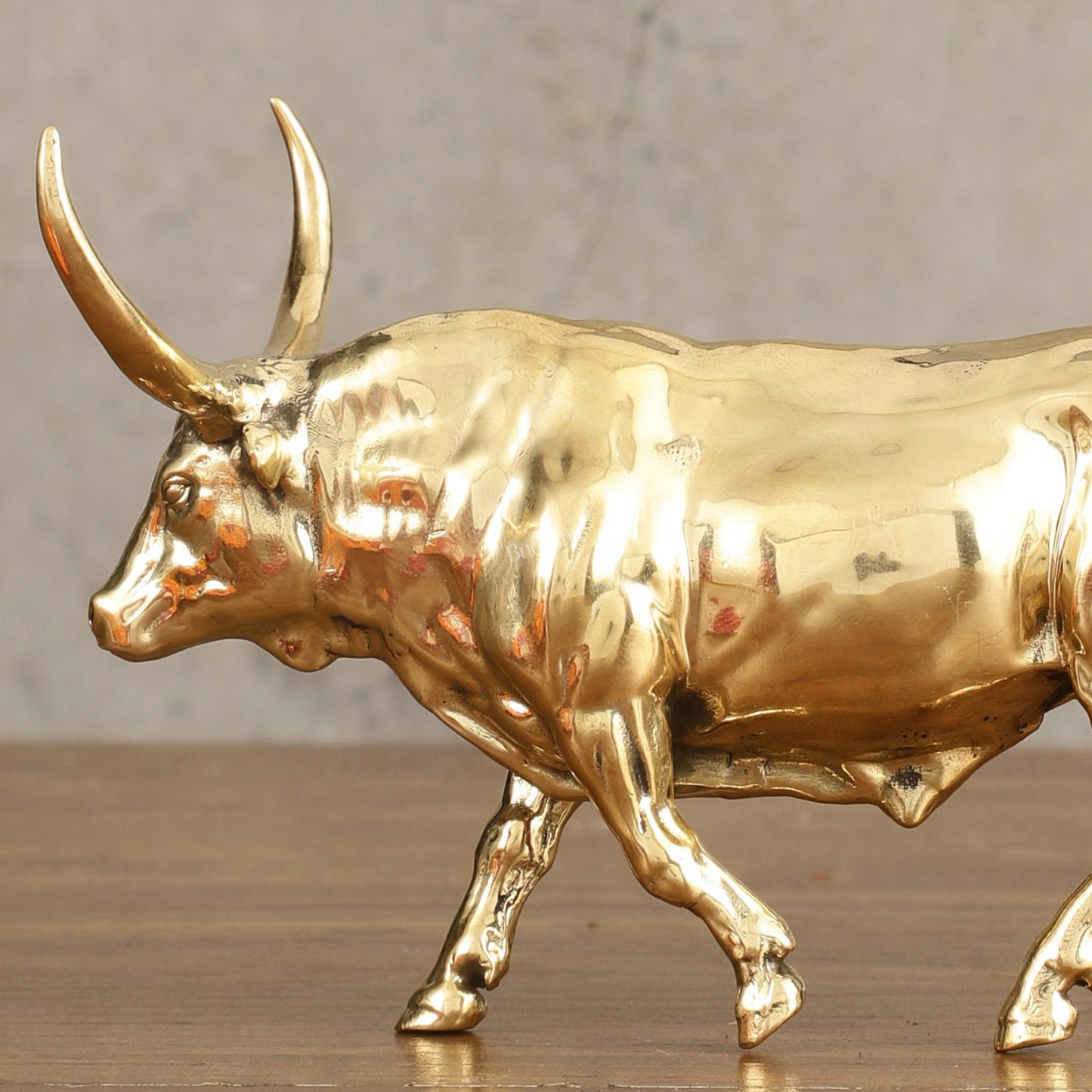 Pure Brass Bull Showpiece Vastu Special - 3.5 in Height