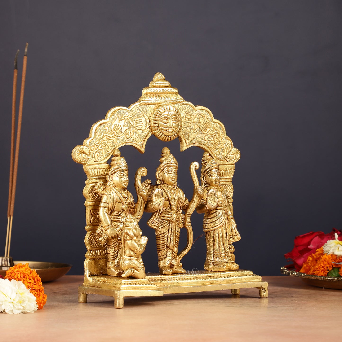 Brass Ram Darbar Idol | 7.5"