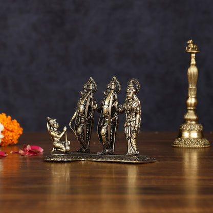 Intricate Brass Lightweight Ram Darbar Idol - 3" Tall