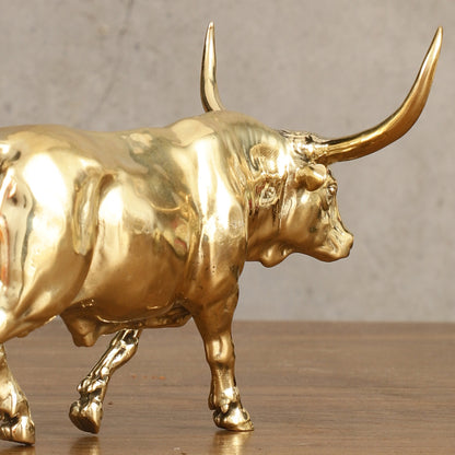 Pure Brass Bull Showpiece Vastu Special - 3.5 in Height