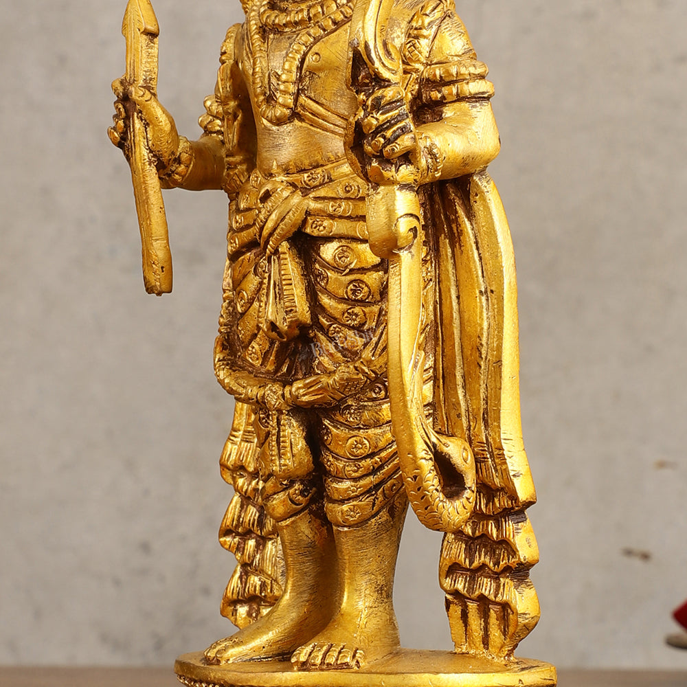 Brass Banwasi Shri Ram Idol - 8 in Height