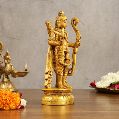 Brass Banwasi Shri Ram Idol - 8 in Height