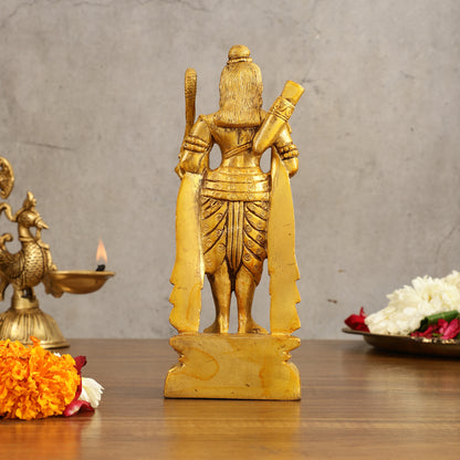 Brass Banwasi Shri Ram Idol - 8 in Height