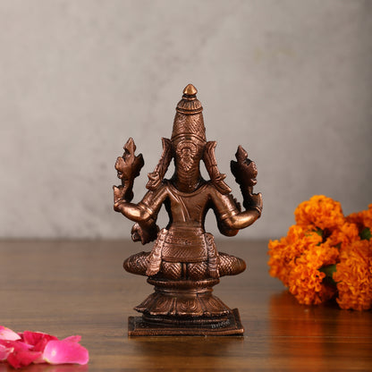 Pure Copper Hayagriva Idol - 5 Inches