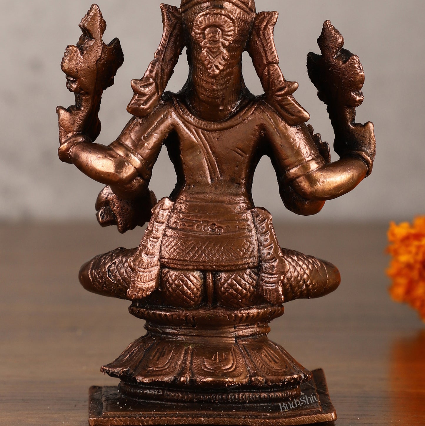 Pure Copper Hayagriva Idol - 5 Inches