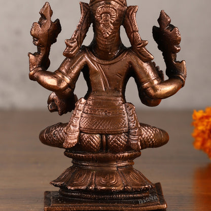 Pure Copper Hayagriva Idol - 5 Inches