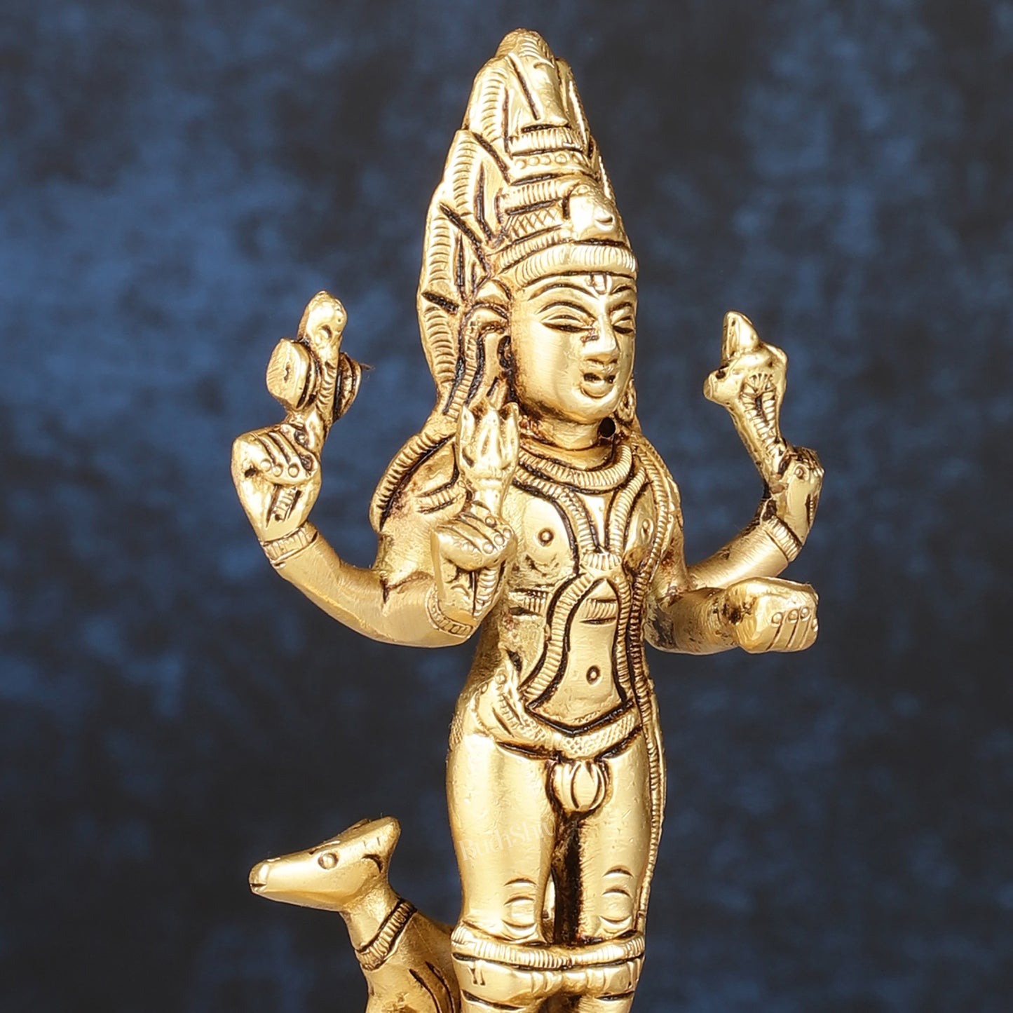 Superfine Brass Kaal Bhairav Idol - 6.5