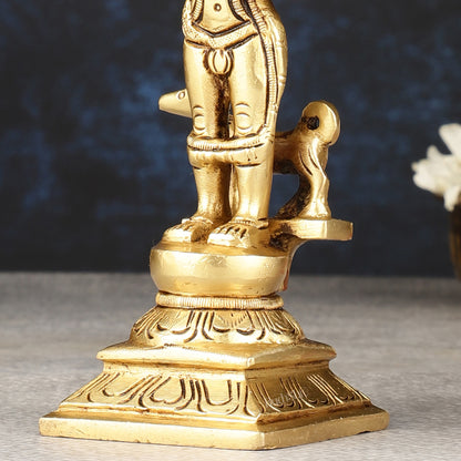 Superfine Brass Kaal Bhairav Idol - 6.5