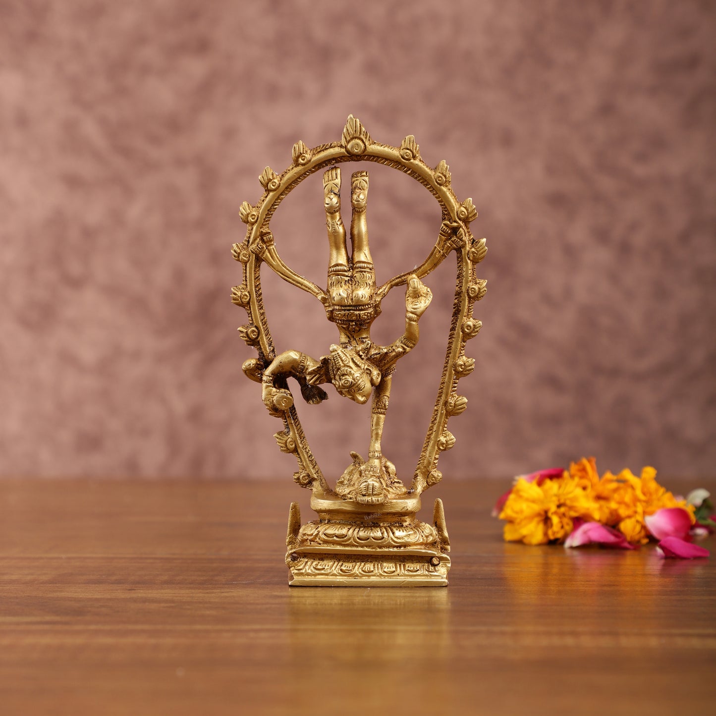 Unique Brass Shiva Tandav Statue – 6 Inch Height, 360 gm