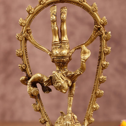 Unique Brass Shiva Tandav Statue – 6 Inch Height, 360 gm