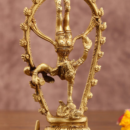 Unique Brass Shiva Tandav Statue – 6 Inch Height, 360 gm