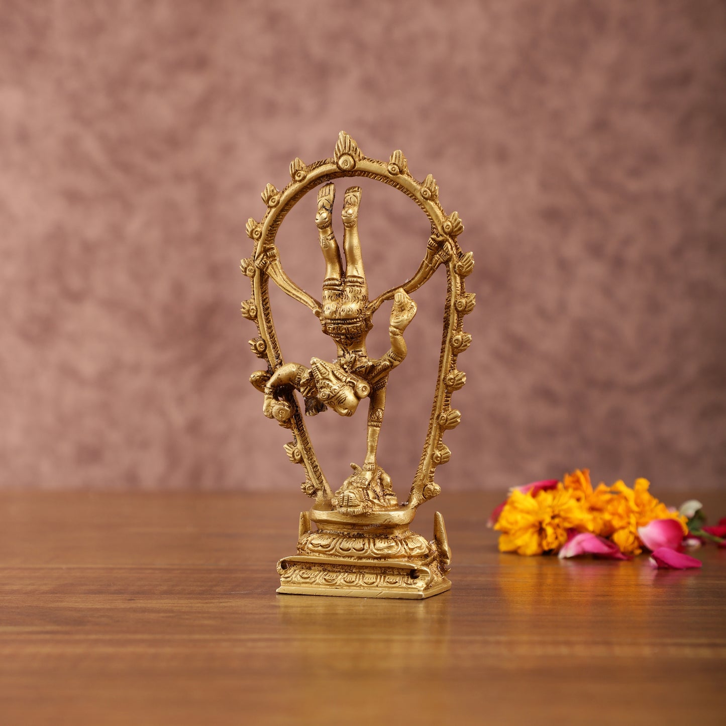 Unique Brass Shiva Tandav Statue – 6 Inch Height, 360 gm