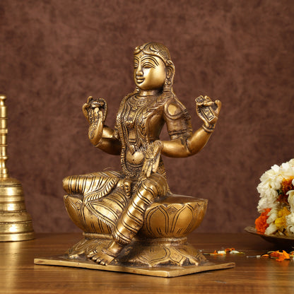 Exquisite Brass Bala Sundari Statue | Tripura Sundari | Height: 9 inch