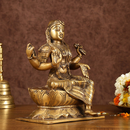 Exquisite Brass Bala Sundari Statue | Tripura Sundari | Height: 9 inch