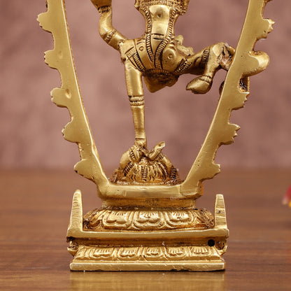 Unique Brass Shiva Tandav Statue – 6 Inch Height, 360 gm