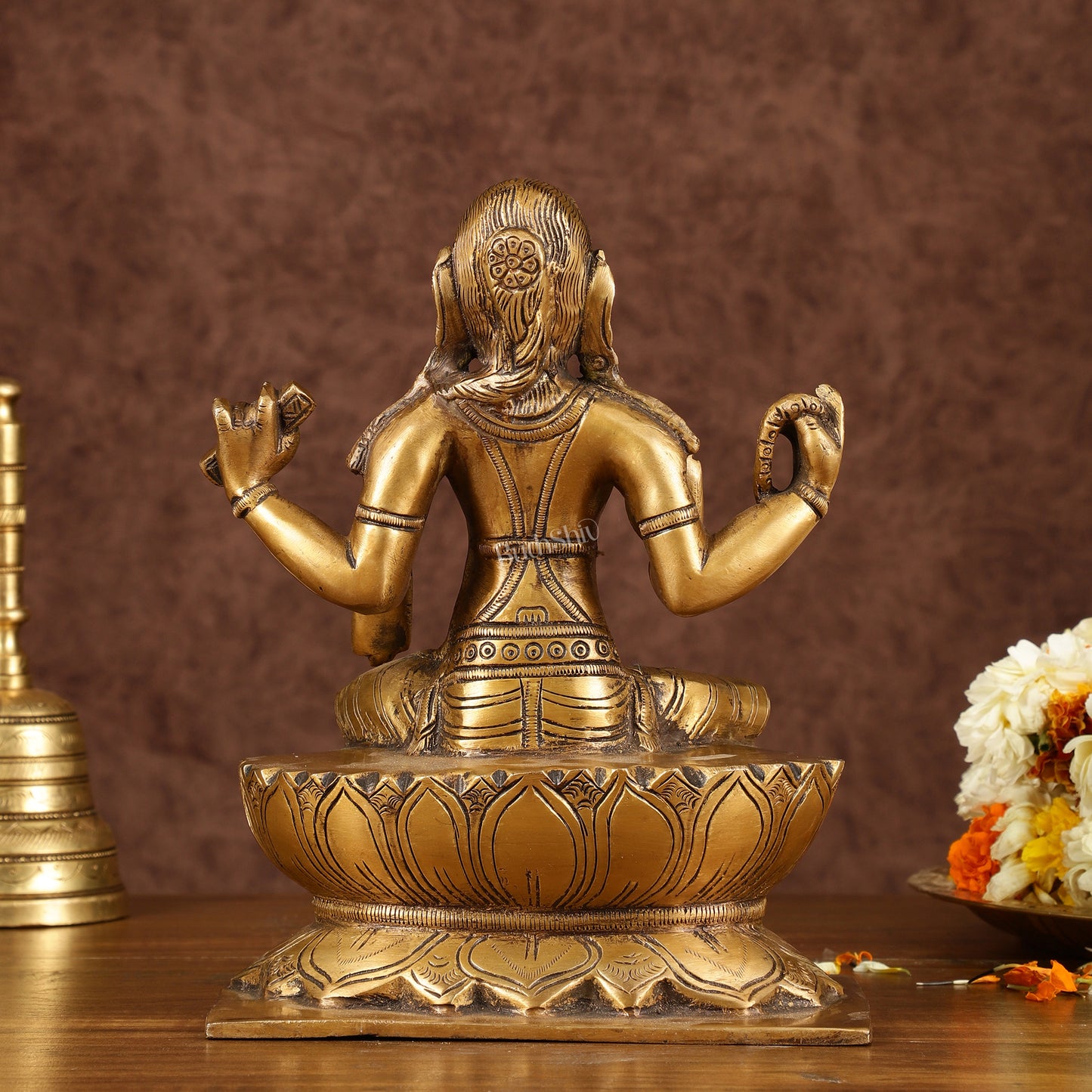 Exquisite Brass Bala Sundari Statue | Tripura Sundari | Height: 9 inch