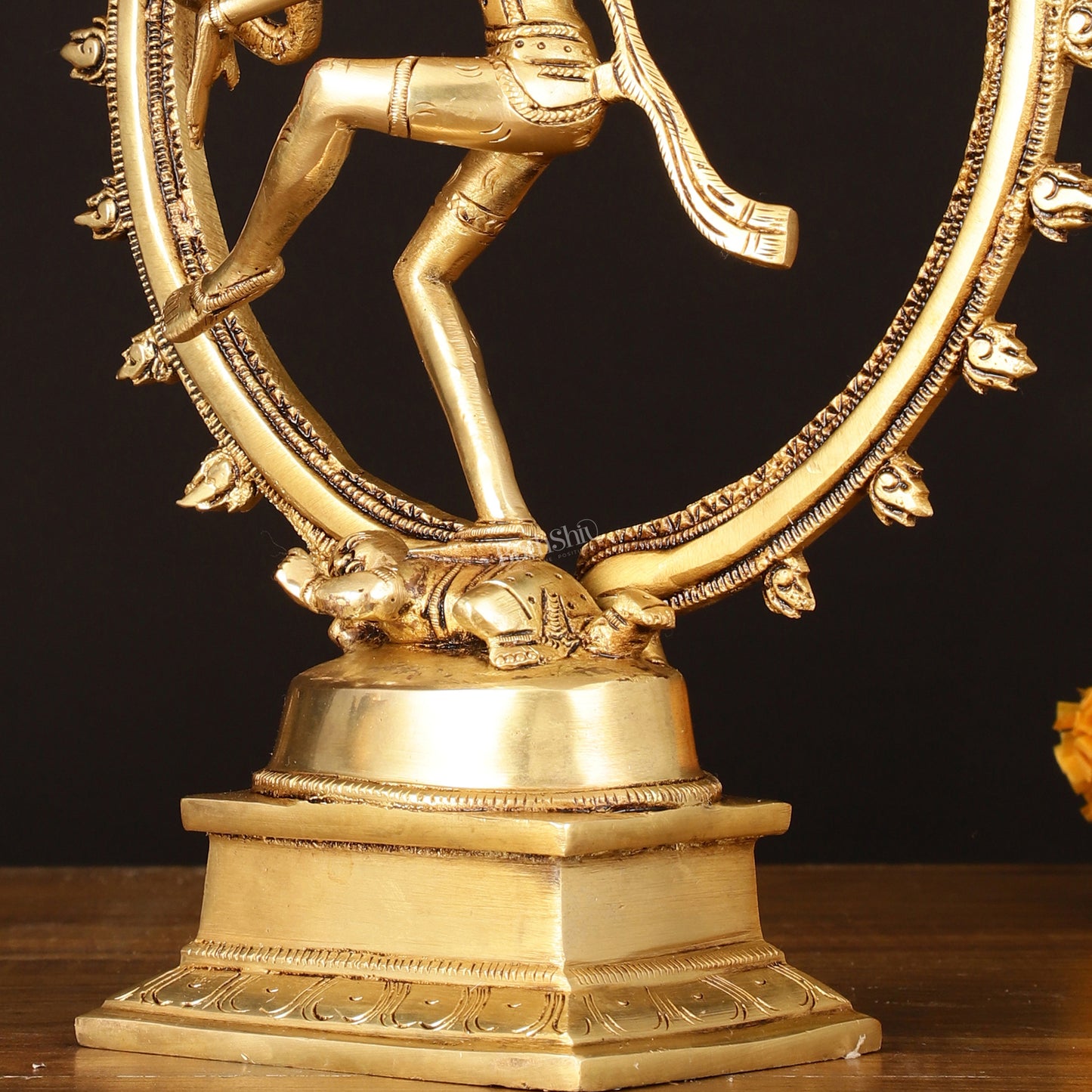 Brass Superfine Nataraja Statue - 11.5" Detailed Sculpture