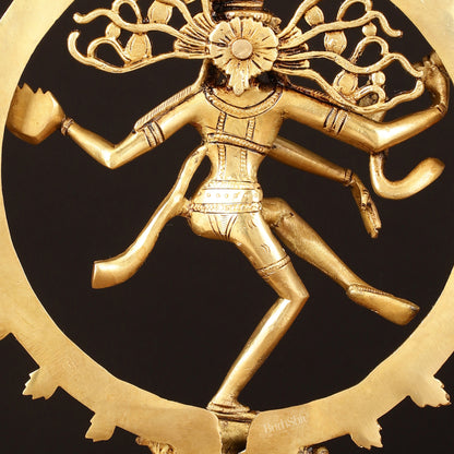 Brass Superfine Nataraja Statue - 11.5" Detailed Sculpture