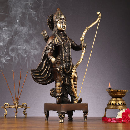 Brass Lord Rama Idol brown | 18"