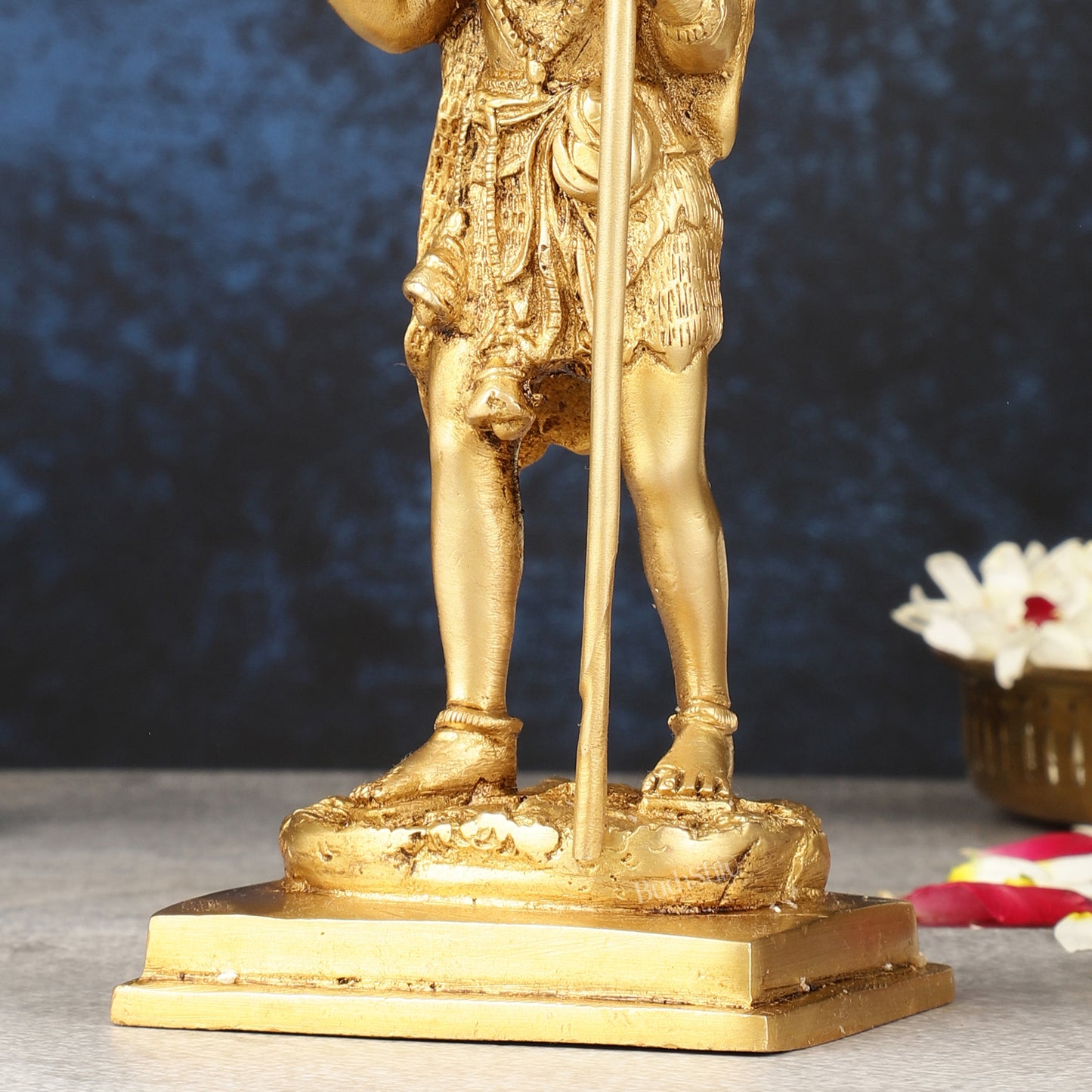 Pure Brass Standing Lord Shiva Statue - 8.5"