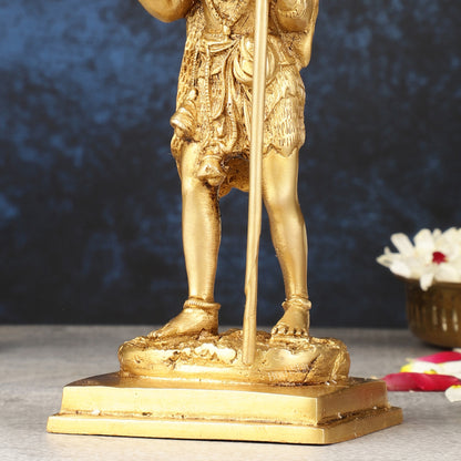 Pure Brass Standing Lord Shiva Statue - 8.5"