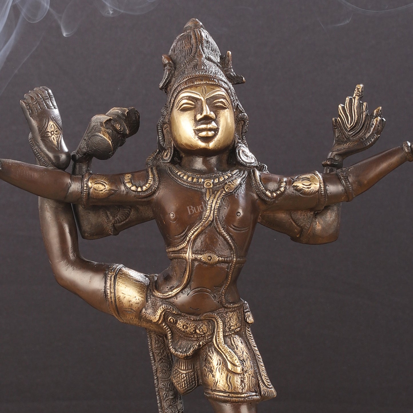 Brass Yogeshwar Dancing Shiva Idol - 14 inch