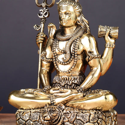 Pure Brass Lord Shiva Idol