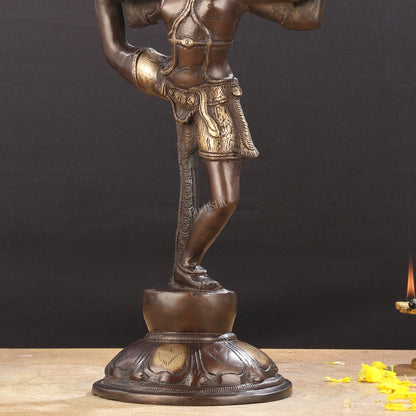 Brass Yogeshwar Dancing Shiva Idol - 14 inch