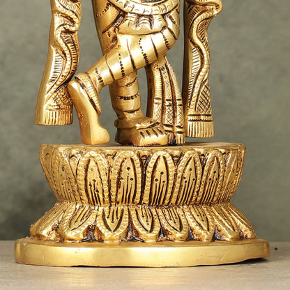 Brass Superfine Lord Krishna Idol - 12 Inch Statue