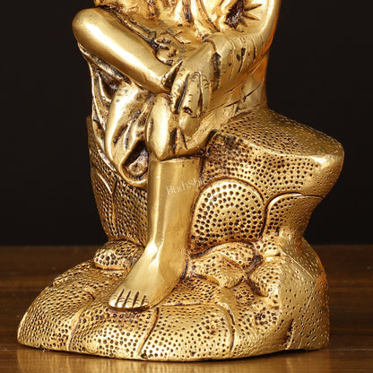 Brass Superfine Sai Baba Idol - 8.5" Divine Sculpture