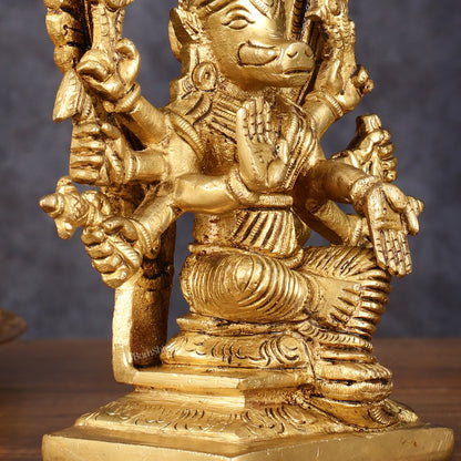 Brass Superfine Goddess Varahi Idol - 7 Inch