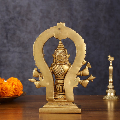 Brass Superfine Goddess Varahi Idol - 7 Inch