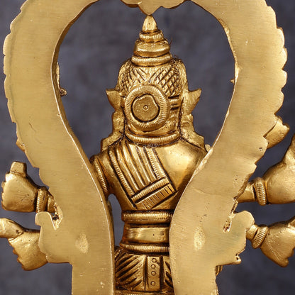 Brass Superfine Goddess Varahi Idol - 7 Inch