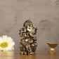 Pure brass small ganesha Intricate idol