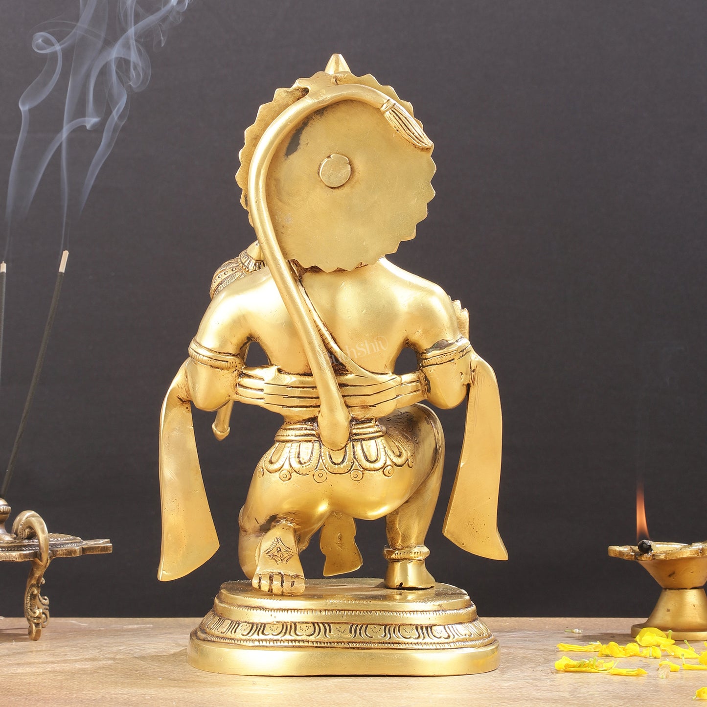 Pure Brass Lord Hanuman Statue 12 inch